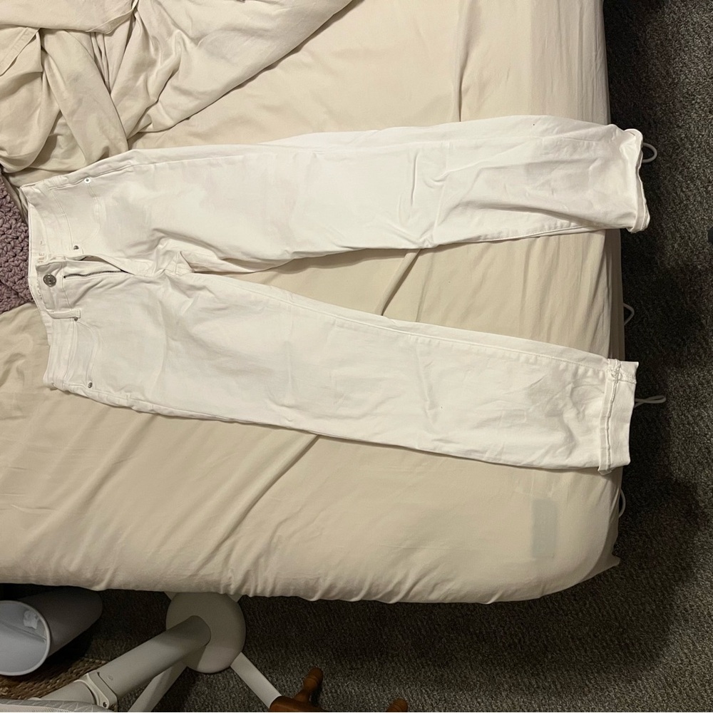 American Eagle Outfitters White Stretch Pants